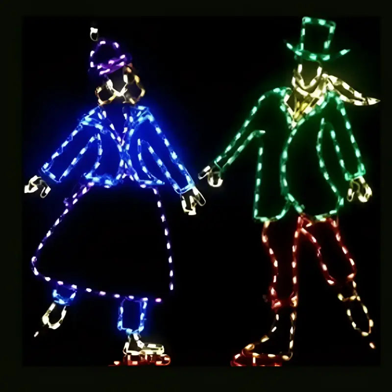 Adult Ice Skaters - Wireframes Displays and Yard Art