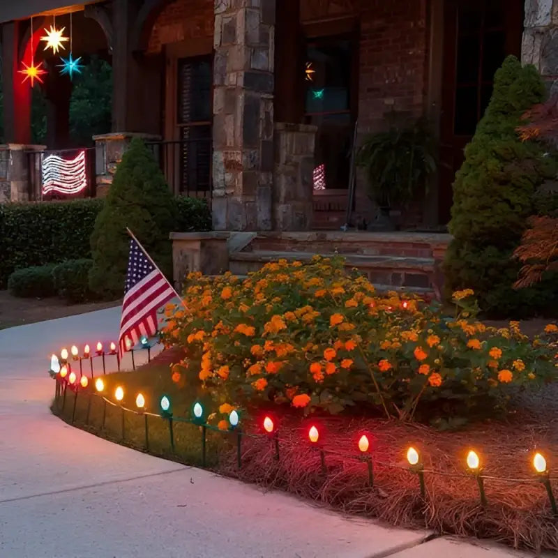 C9 Incandescent Christmas Light Bulbs Red Opaque Pack of 25 - Christmas Lights