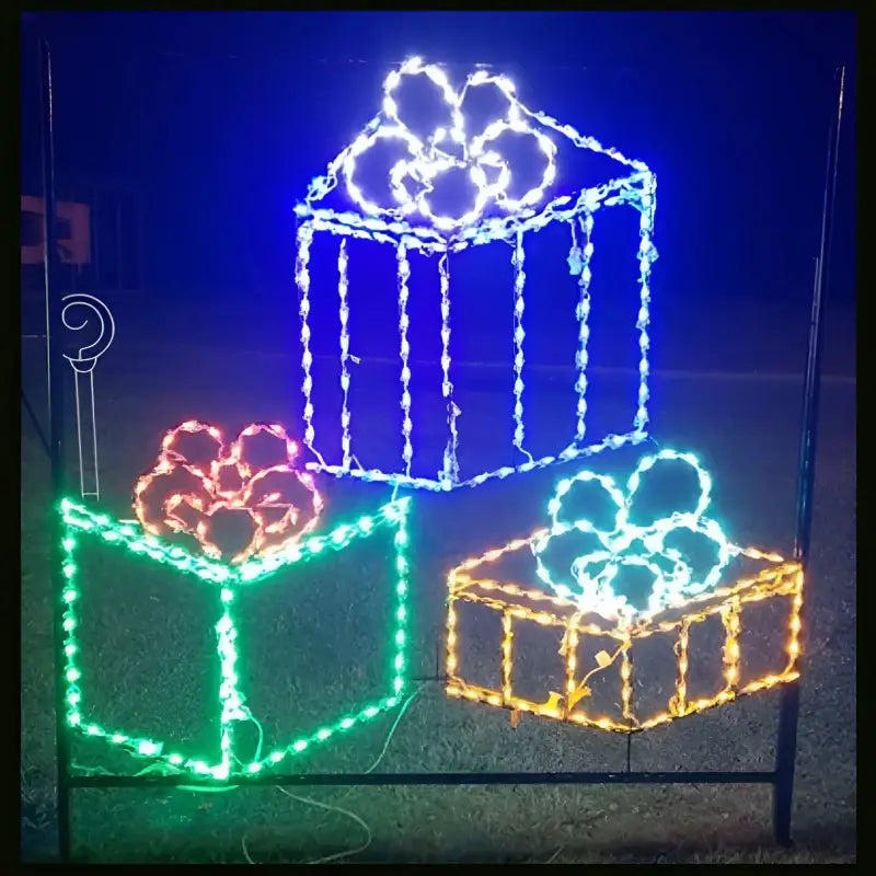 Christmas Package Stack - Wireframes Displays and Yard Art