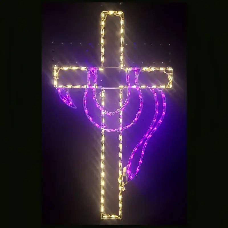 Cross with Drape - Wireframes Displays and Yard Art