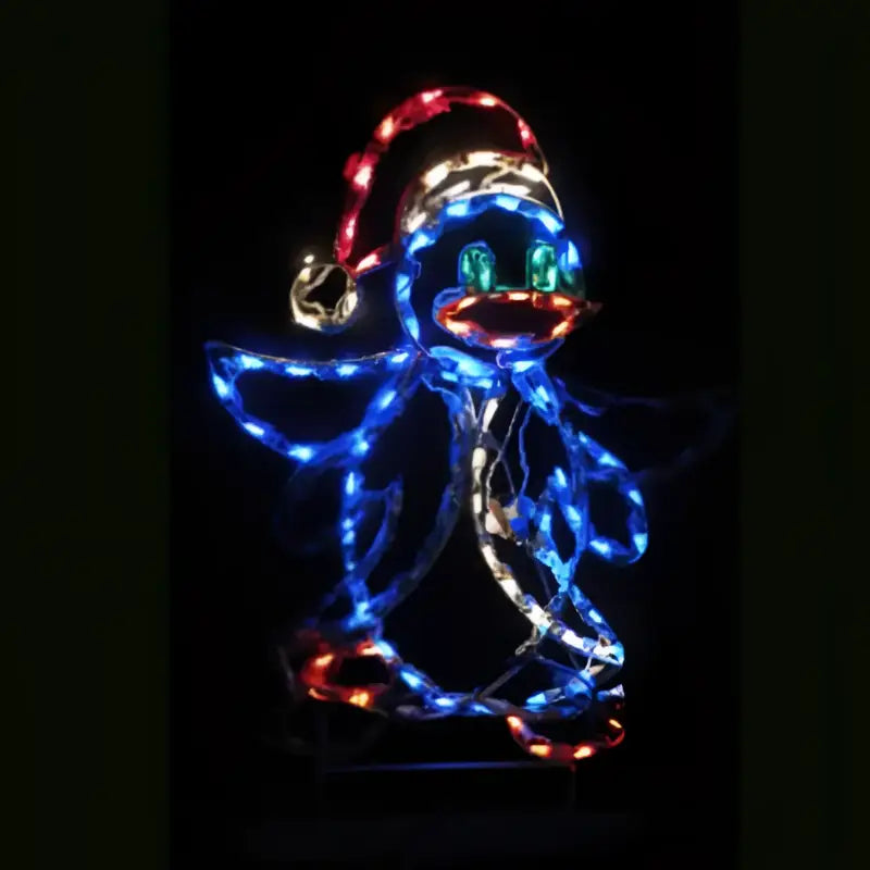 Dancing Penguin Animated - Wireframes Displays and Yard Art