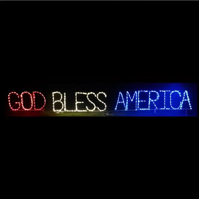 God Bless America Block - Wireframes Displays and Yard Art