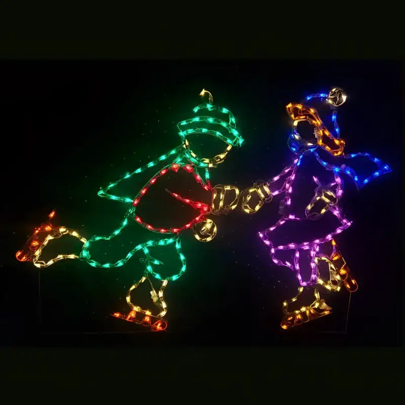 Kid Ice Skaters - Wireframes Displays and Yard Art