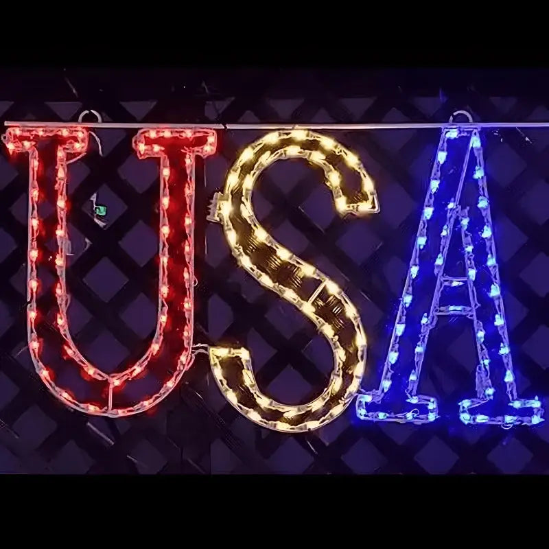 U.S.A. Hanging - Wireframes Displays and Yard Art