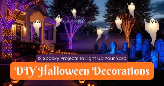 DIY Halloween Decorations Using Christmas Lights: 12 Spooky Projects That'll Light Up Your Yard