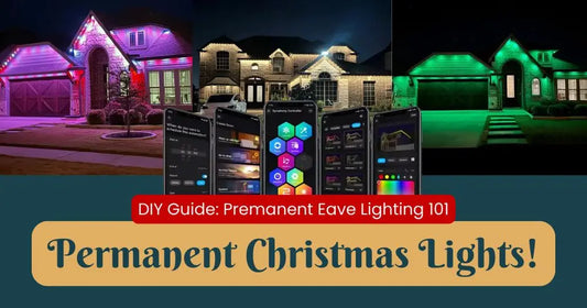 Permanent Christmas Lights 101: Plan, Design, and Install RGBW Roofline Lights That Shine All Year