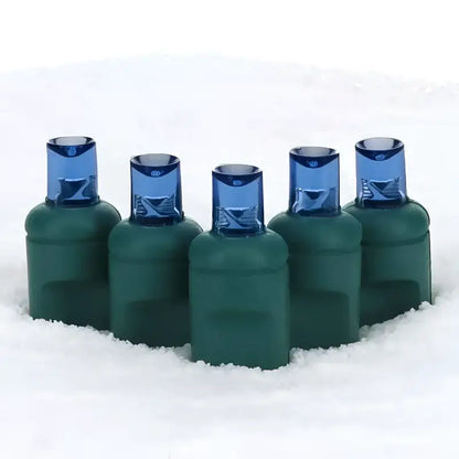 100 5mm Blue LED Christmas Lights 4’’ Spacing - Christmas Lights