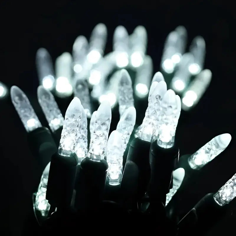 100 M5 Cool White LED Christmas Lights 4’’ Spacing - Christmas Lights