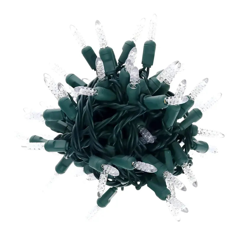 100 M5 Cool White LED Christmas Lights 4’’ Spacing - Christmas Lights