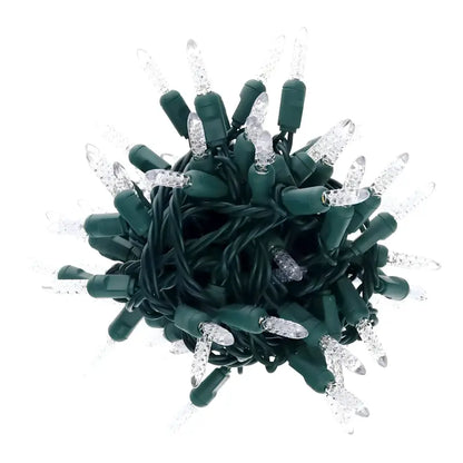 100 M5 Cool White LED Christmas Lights 4’’ Spacing - Christmas Lights