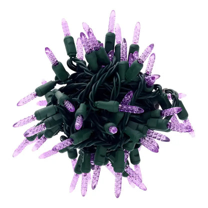 100 M5 Purple LED Christmas Lights 4’’ Spacing - Christmas Lights