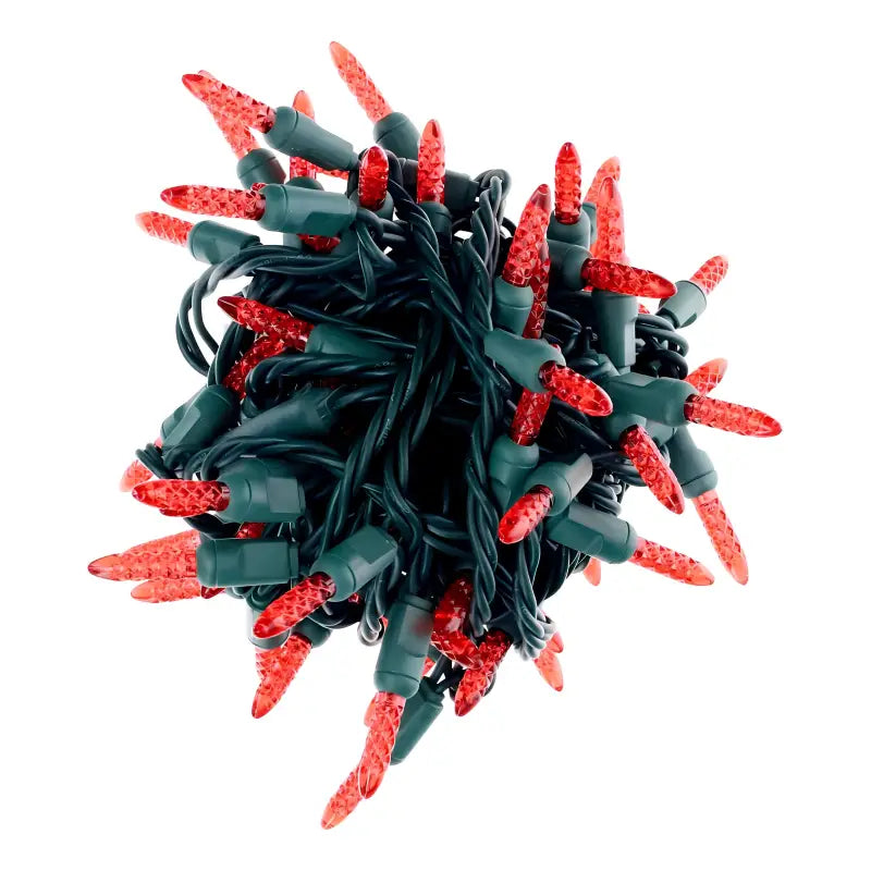 100 M5 Red LED Christmas Lights 4’’ Spacing - Christmas Lights