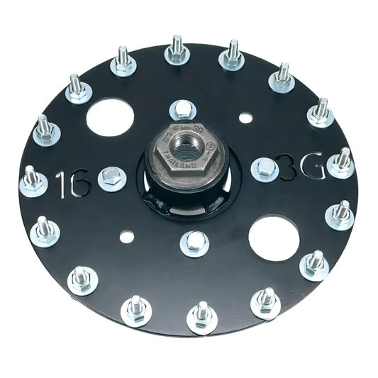 16 Peg Hook Head Screw On Tree Topper/Hook Head with Star Mount Adaptor for 1.5’’ Pipe/Pole - Christmas Light