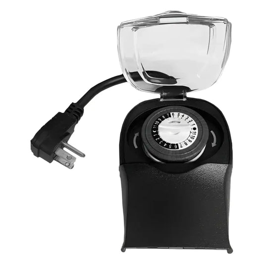 2 Outlet 15 Amp Outdoor Timer - Christmas Light Installation Accessories