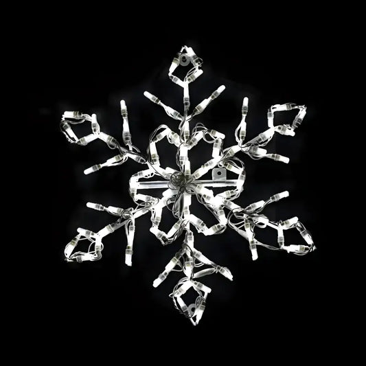 24’’ Carmenza Design Snowflake - Designer Series Display - Wireframes Displays and Yard Art