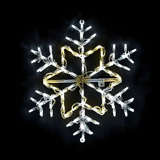 24’’ Devonshire Design Snowflake - Designer Series Display - Wireframes Displays and Yard Art