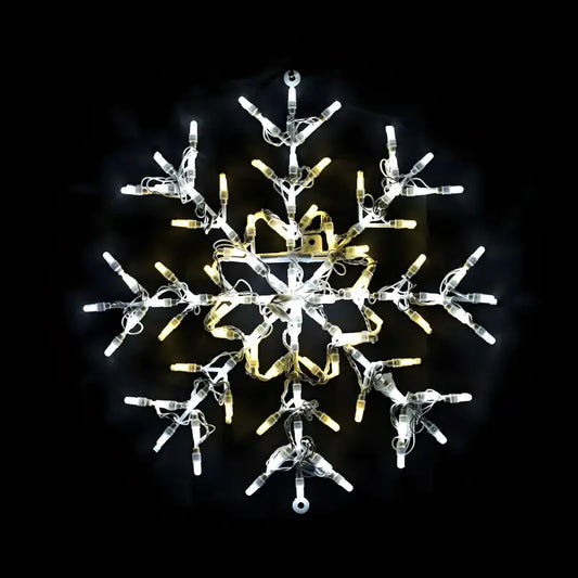 24’’ Evanston Design Snowflake - Designer Series Display - Wireframes Displays and Yard Art