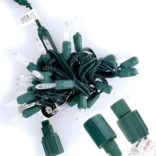 25 M5 Cool White Commercial Co-Axial LED Christmas Lights 4’’ Spacing - Christmas Lights