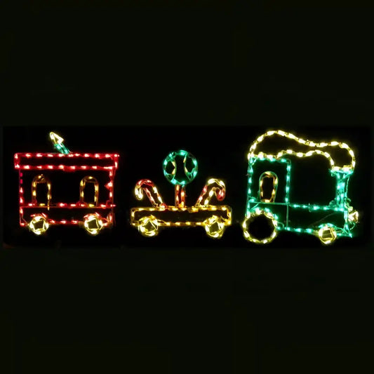 3 Piece Lollipop Train Small - Wireframes Displays and Yard Art