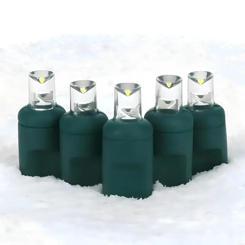 35 5mm Cool White LED Christmas Lights 4’’ Spacing - Christmas Lights