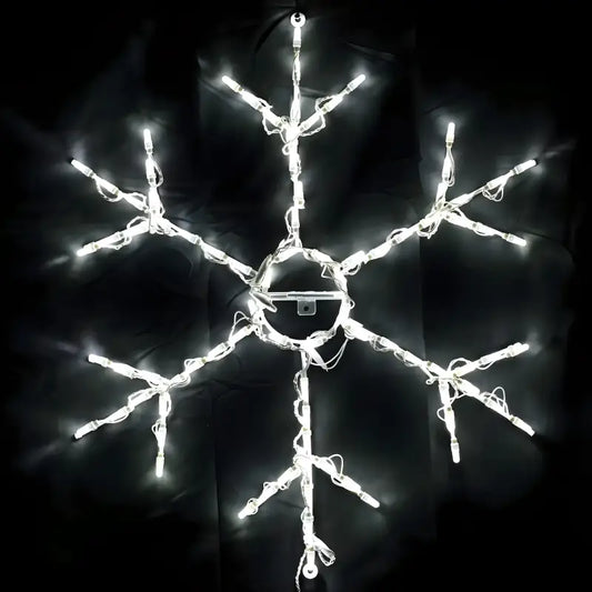36’’ Avondale Design Snowflake - Designer Series Display - Wireframes Displays and Yard Art