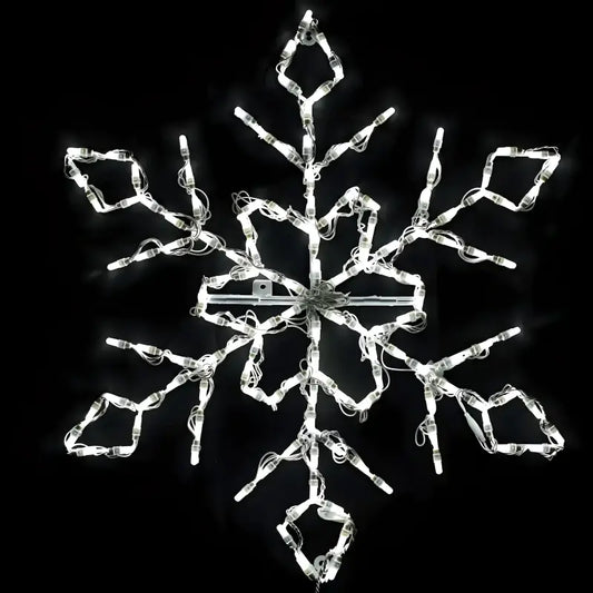 36’’ Carmenza Design Snowflake - Designer Series Display - Wireframes Displays and Yard Art