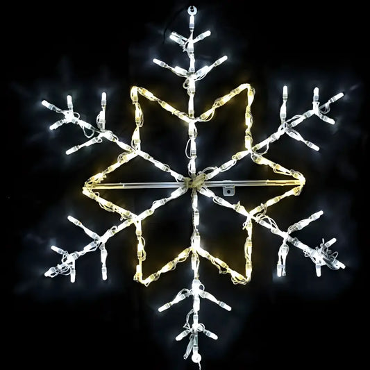 36’’ Devonshire Design Snowflake - Designer Series Display - Wireframes Displays and Yard Art