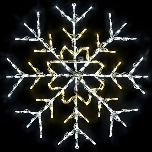 36’’ Evanston Design Snowflake - Designer Series Display - Wireframes Displays and Yard Art