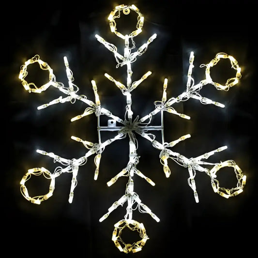 36’’ Forenza Design Snowflake - Designer Series Display - Wireframes Displays and Yard Art