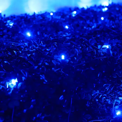 5mm 4’ x 6’ Blue DreamSpark Smooth Fade LED Net Lights - Christmas Lights