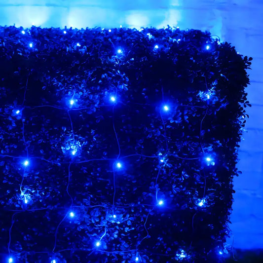 5mm 4’ x 6’ Blue LED Net Lights - Christmas Lights
