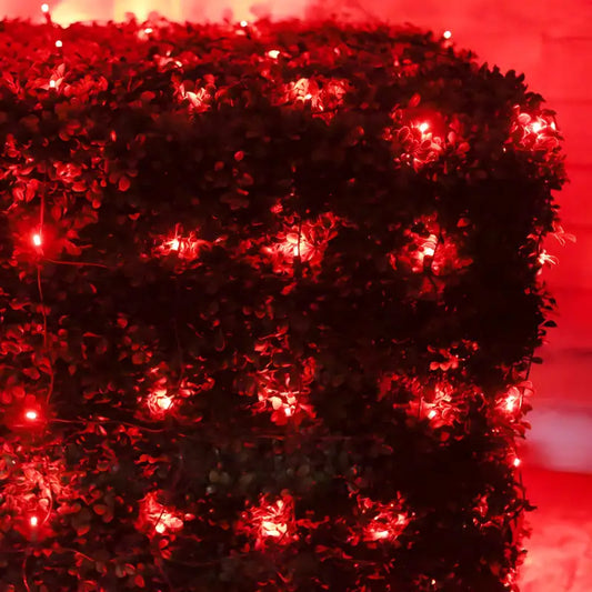 5mm 4’ x 6’ Red LED Net Lights - Christmas Lights