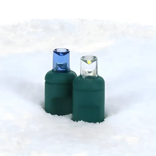 70 5mm Blue Cool White LED Christmas Lights 4’’ Spacing - Christmas Lights