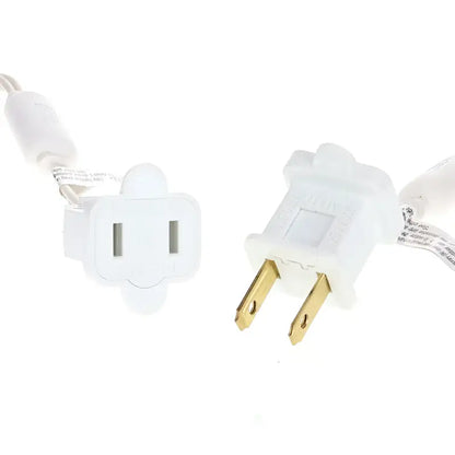 70 5mm Cool White LED Christmas Lights 4’’ Spacing White Wire - Christmas Lights