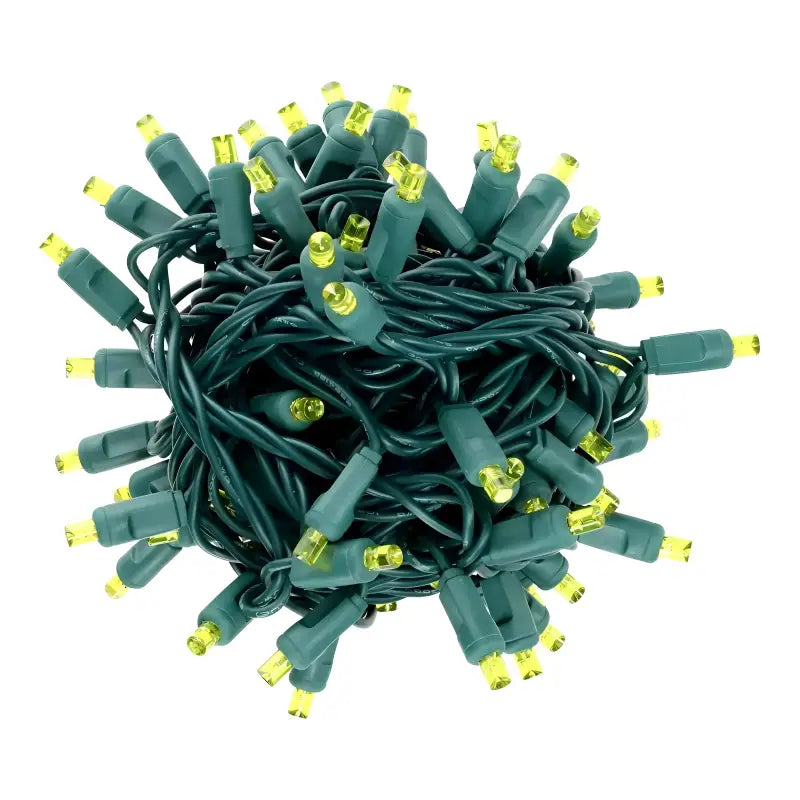 70 5mm Gold DreamSpark Slow Fade LED Christmas Lights 4’’ Spacing - Christmas Lights