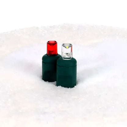 70 5mm Red Cool White LED Christmas Lights 4’’ Spacing - Christmas Lights