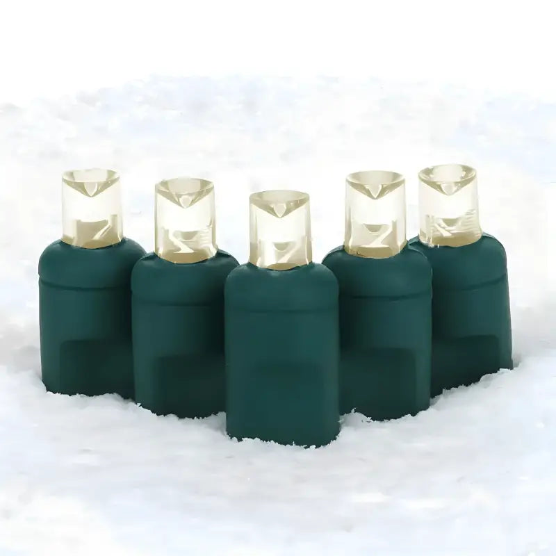 70 5mm Warm White Twinkle LED Christmas Lights 4’’ Spacing - Christmas Lights