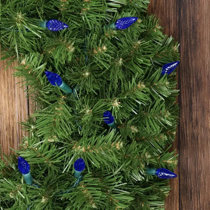 70 C6 Blue LED Christmas Lights 4’’ Spacing - Christmas Lights