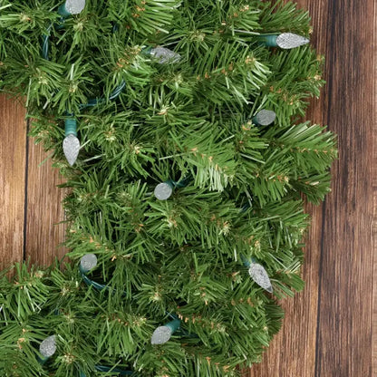 70 C6 Warm White LED Christmas Lights 4’’ Spacing - Christmas Lights