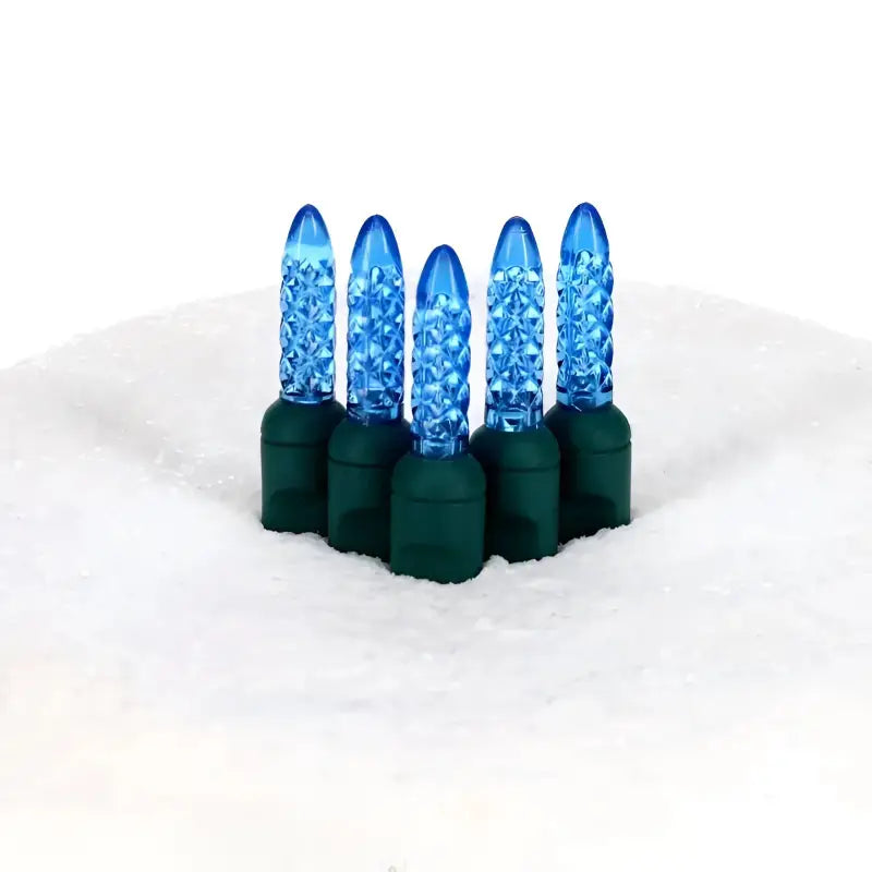 70 M5 Blue LED Christmas Lights 4’’ Spacing - Christmas Lights
