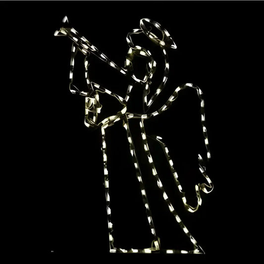 Angel with Trumpet Large - Wireframes Displays and Yard Art