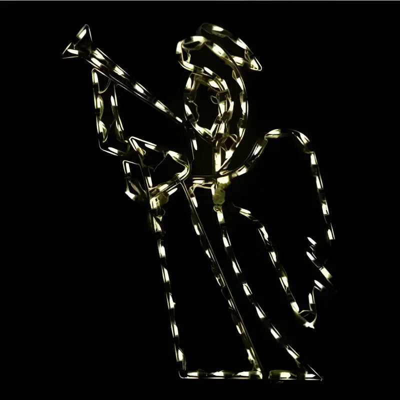 Angel with Trumpet Medium - Wireframes Displays and Yard Art