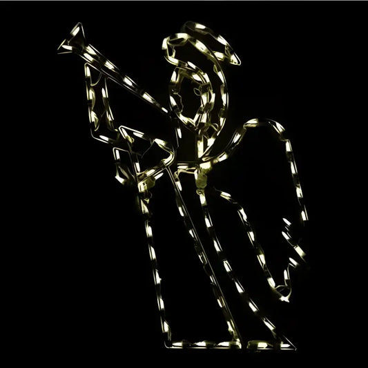Angel with Trumpet Medium - Wireframes Displays and Yard Art