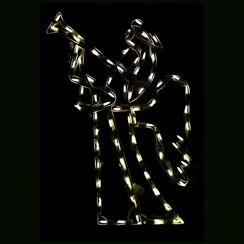 Angel with Trumpet Small - Wireframes Displays and Yard Art