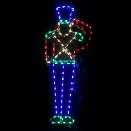 Animated 4’ Saluting Soldier - Wireframes Displays and Yard Art