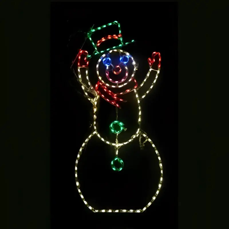 Basic Snowman Large - Wireframes Displays and Yard Art
