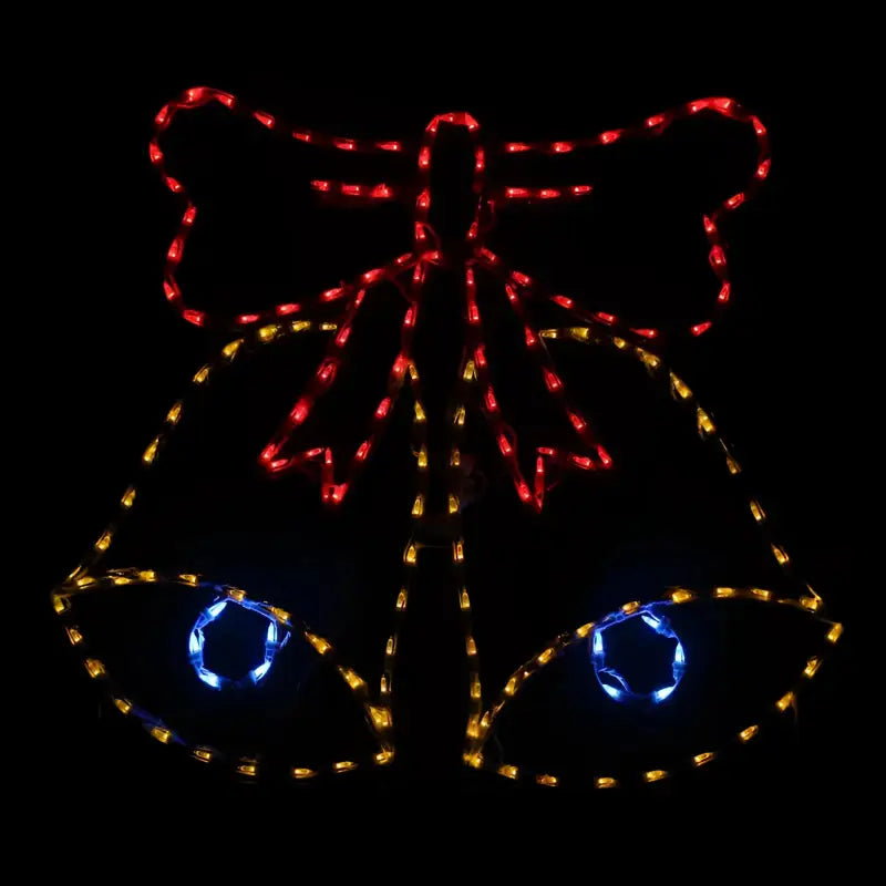 Bell With Ribbon Animated - Wireframes Displays and Yard Art
