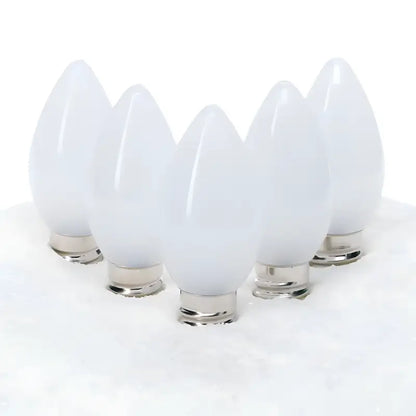 C7 Cool White Smooth ProCore LED Christmas Light Bulbs - Christmas Lights