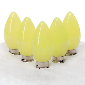 C7 Gold Smooth ProCore LED Christmas Light Bulbs - Christmas Lights