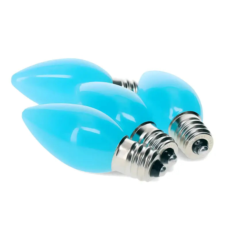 C7 Teal Smooth ProCore LED Christmas Light Bulbs - Christmas Lights